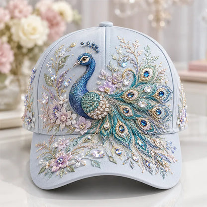 Arlena - Floral Horse Accent Cap