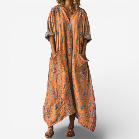 Noelisse - Καλλιτεχνικό μάξι φόρεμα