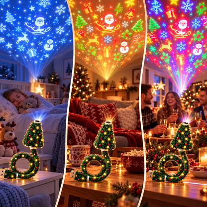 Festelle - LED-Projektionsleuchte für den Christbaum