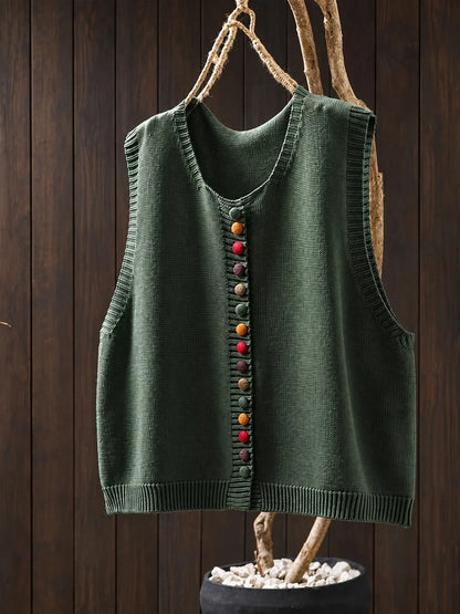 Meleri - Locker geschnittenes Strickgilet